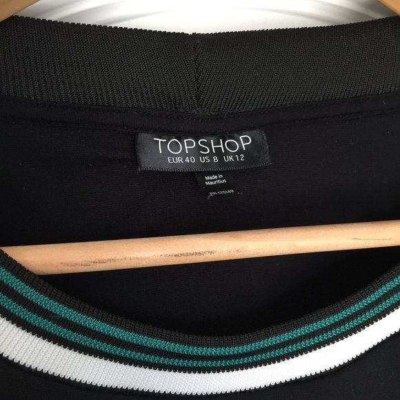 Topshop Sporty Crop Top with Sheer Panels - Picture 5 of 7